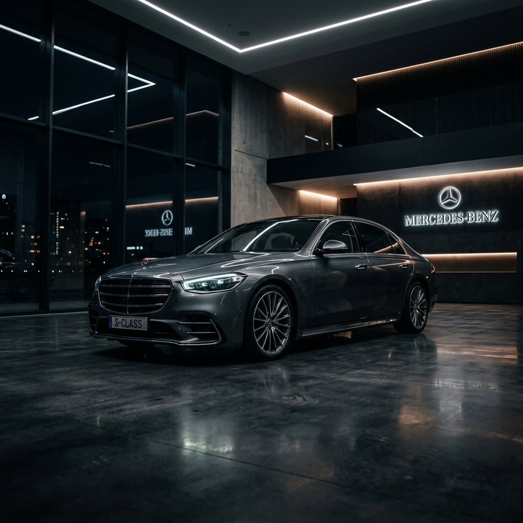 Mercedes-Benz in Showroom